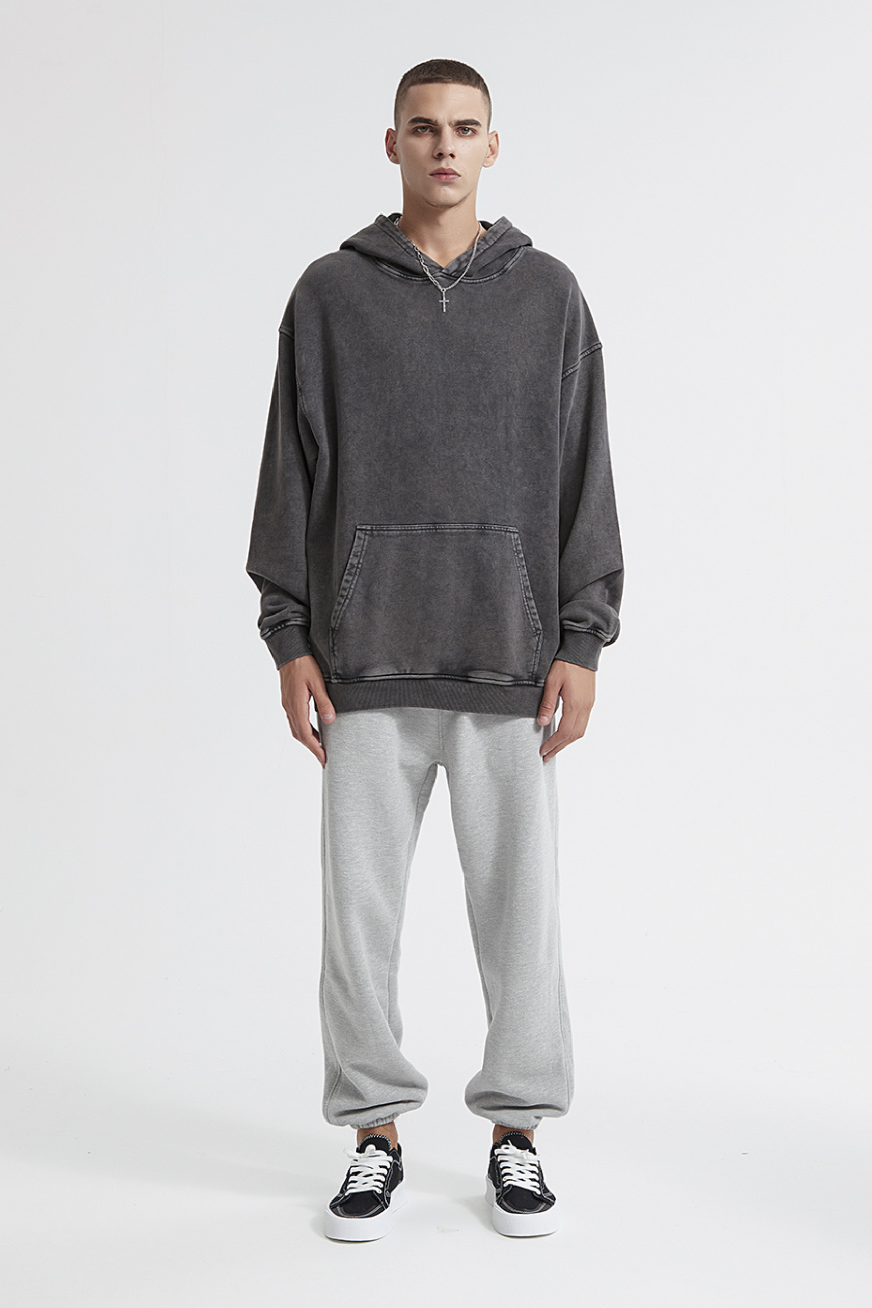 420gsm Garment Dyed Oversized Hoodie
