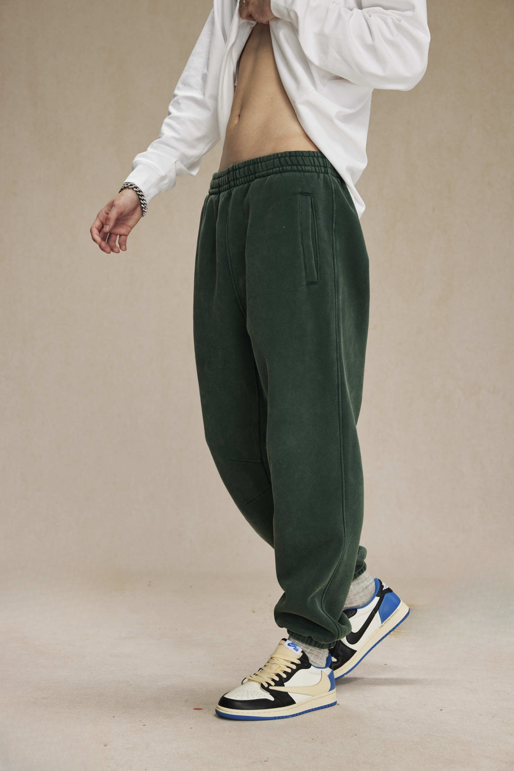 Vintage Wash Tapered Joggers