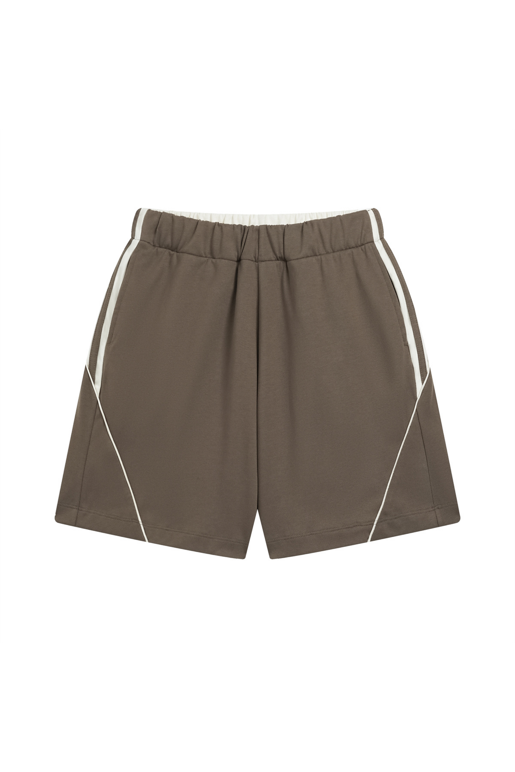 Contrast Panel Relaxed Shorts