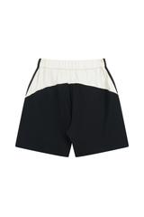 Contrast Panel Relaxed Shorts