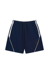 Contrast Panel Relaxed Shorts