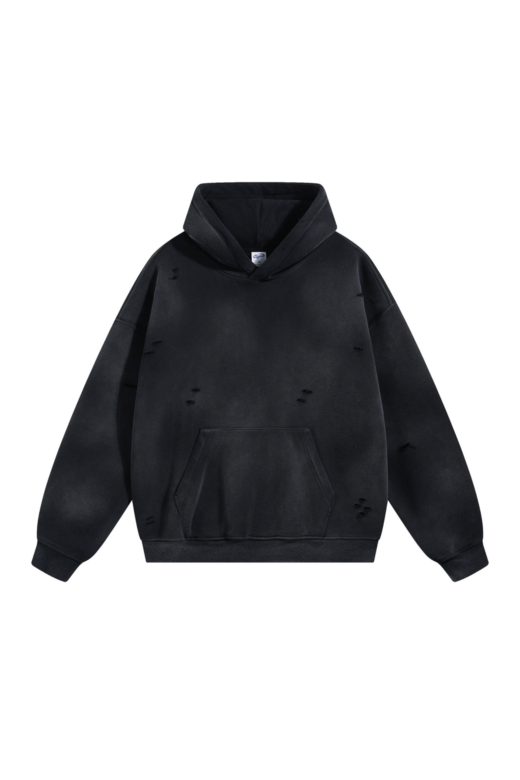 Vintage Wash Distressed Hoodie