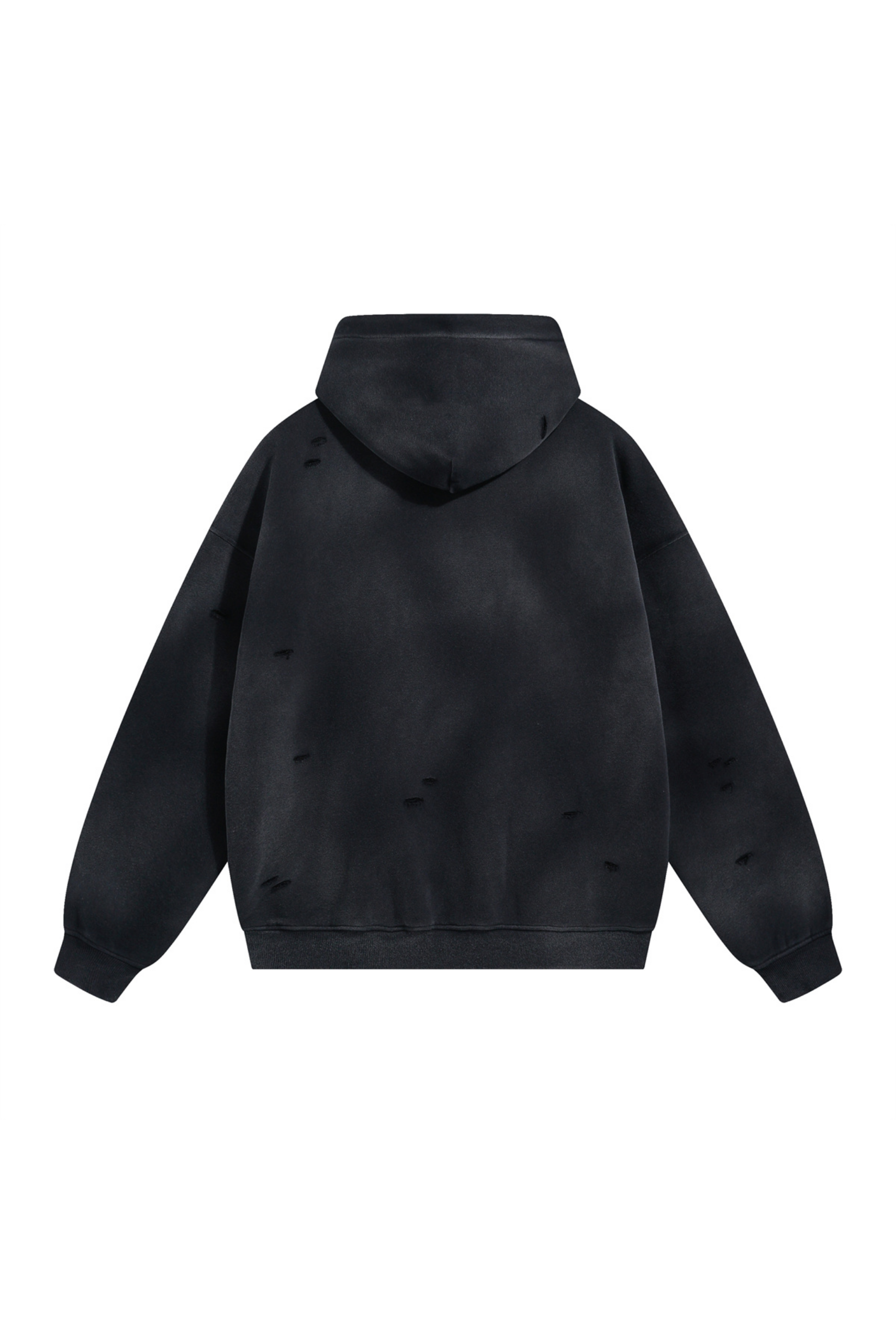 Vintage Wash Distressed Hoodie