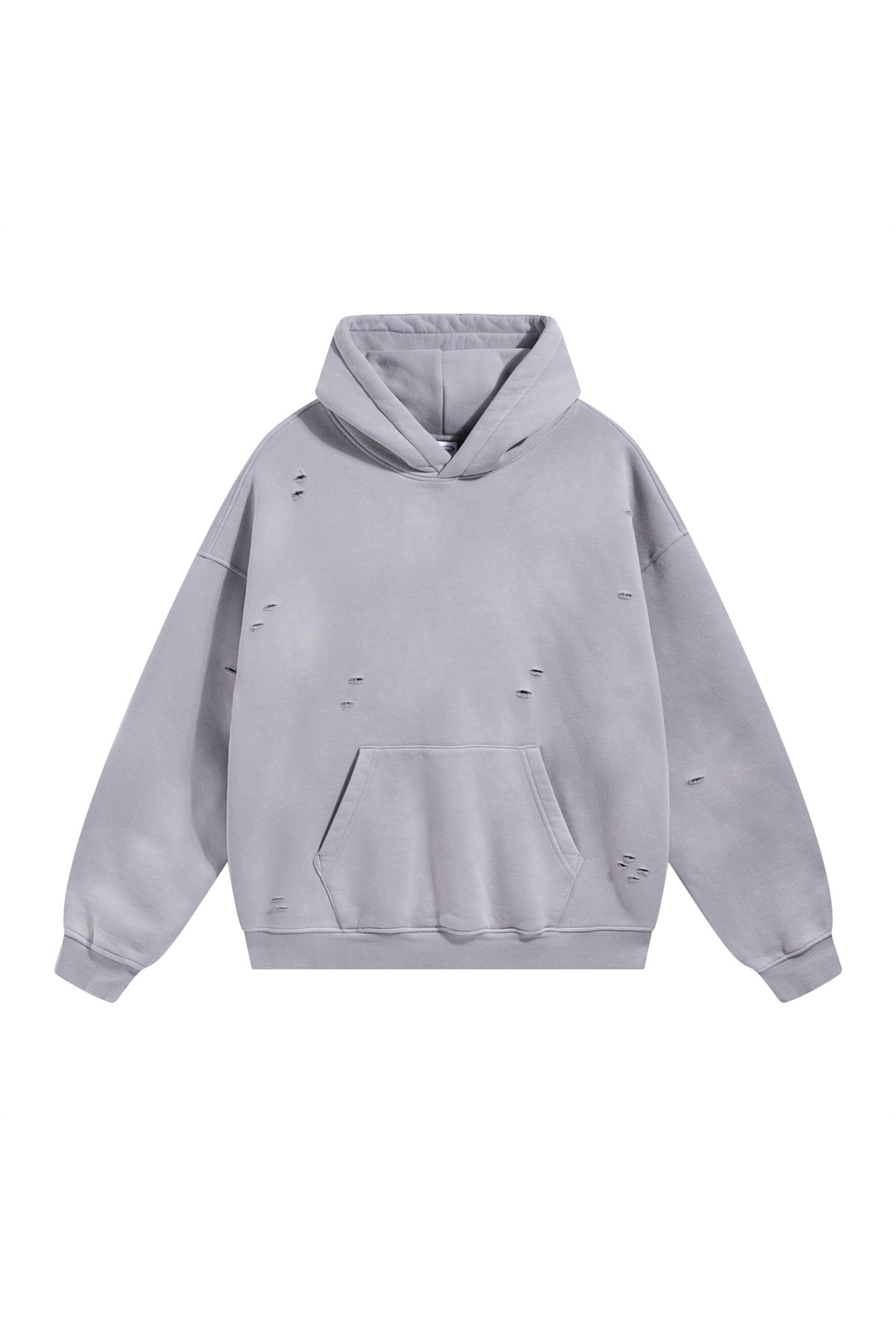 Vintage Wash Distressed Hoodie