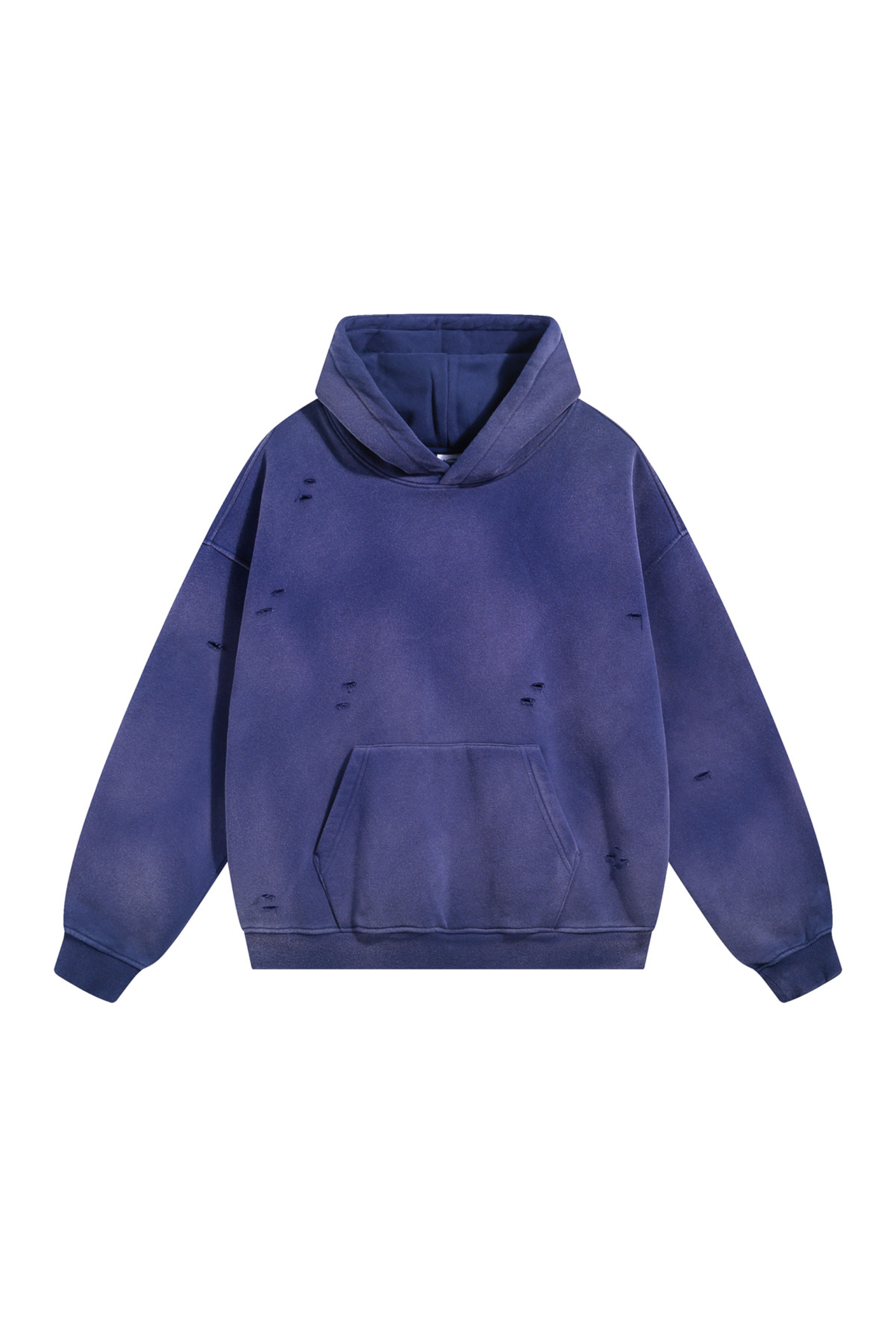 Vintage Wash Distressed Hoodie