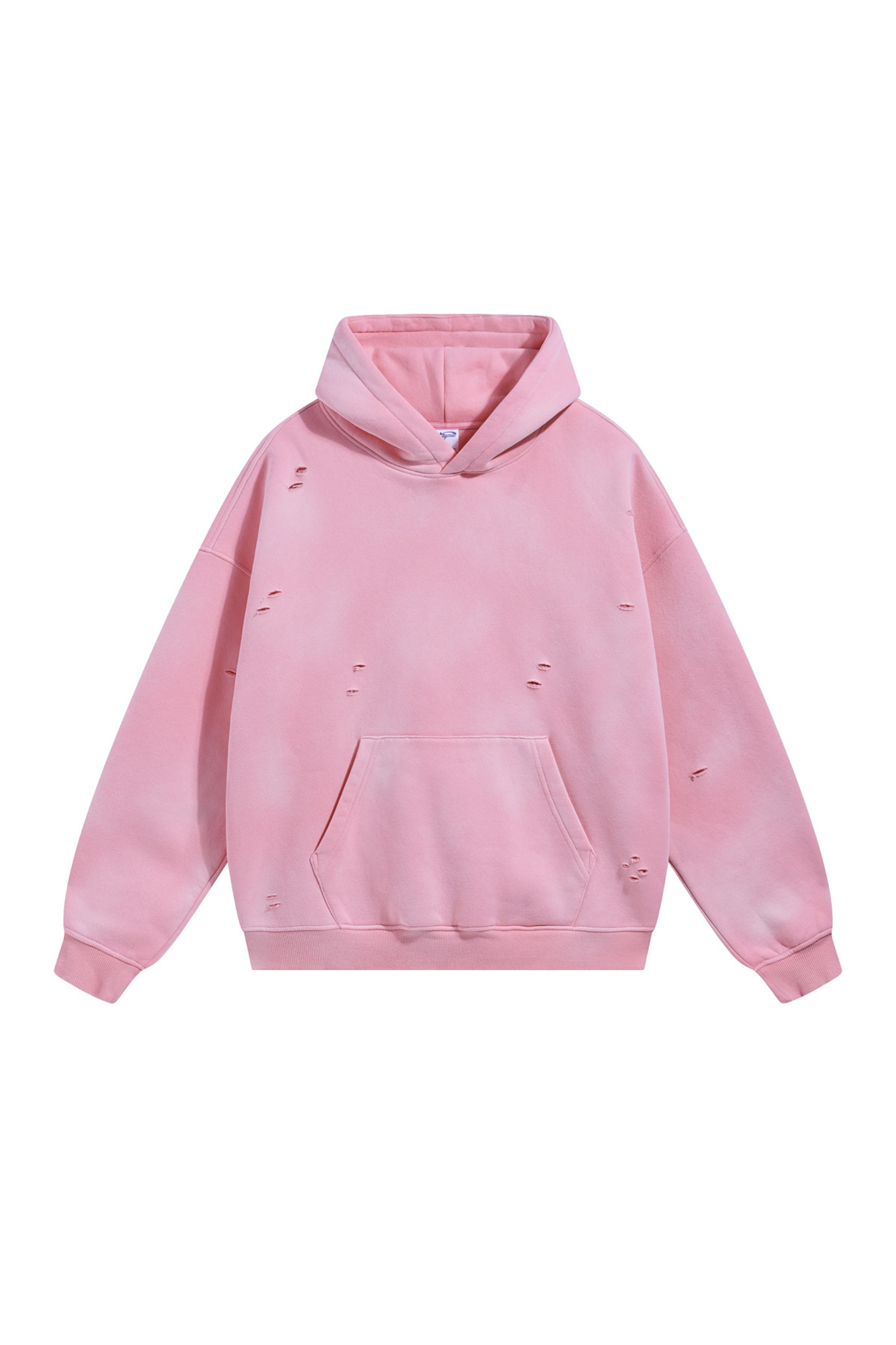 Vintage Wash Distressed Hoodie