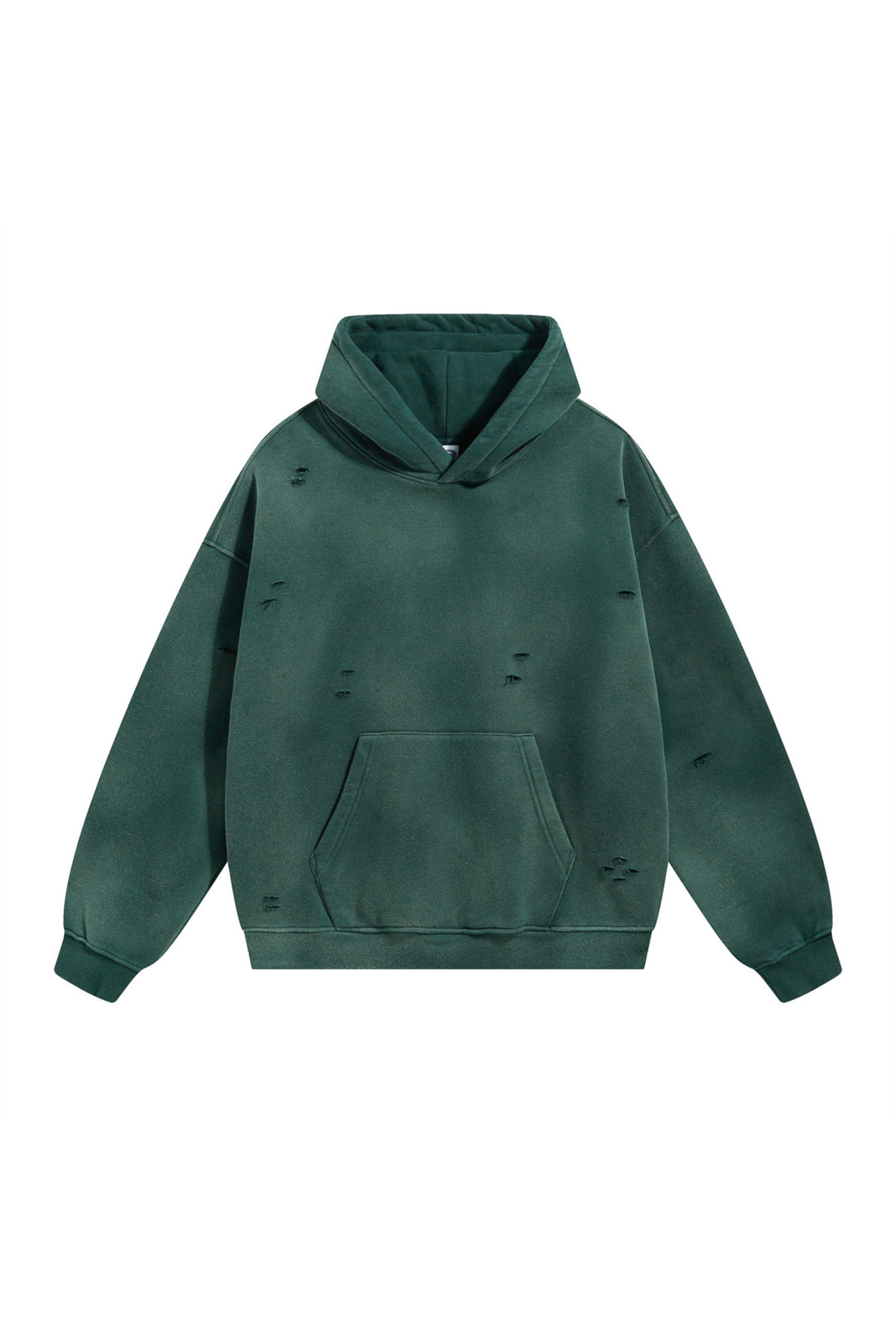Vintage Wash Distressed Hoodie