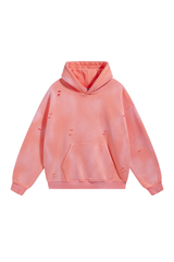 Vintage Wash Distressed Hoodie