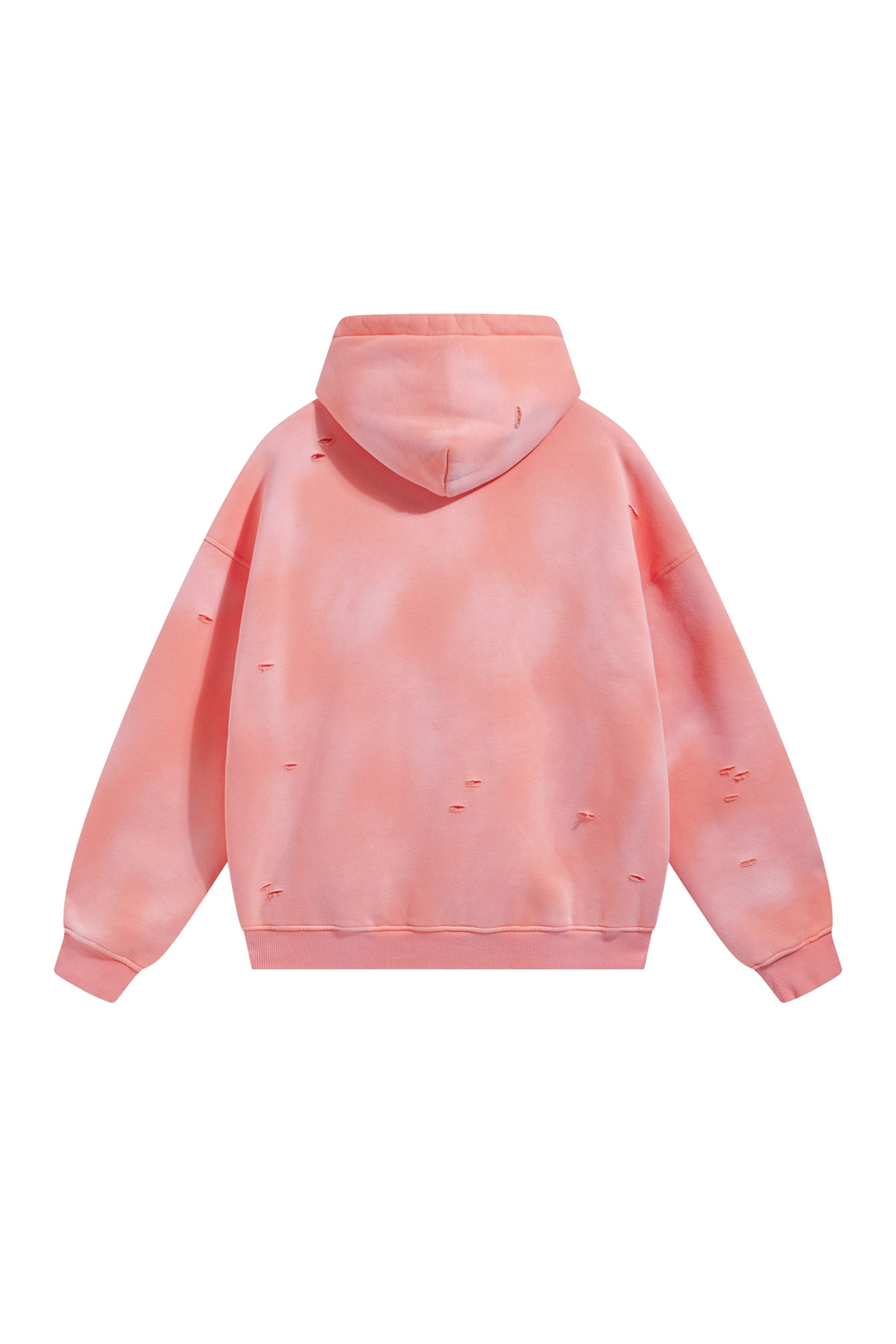 Vintage Wash Distressed Hoodie