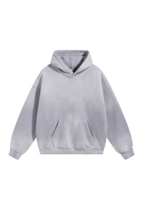 360gsm Paint Splatter Vintage Wash Hoodie