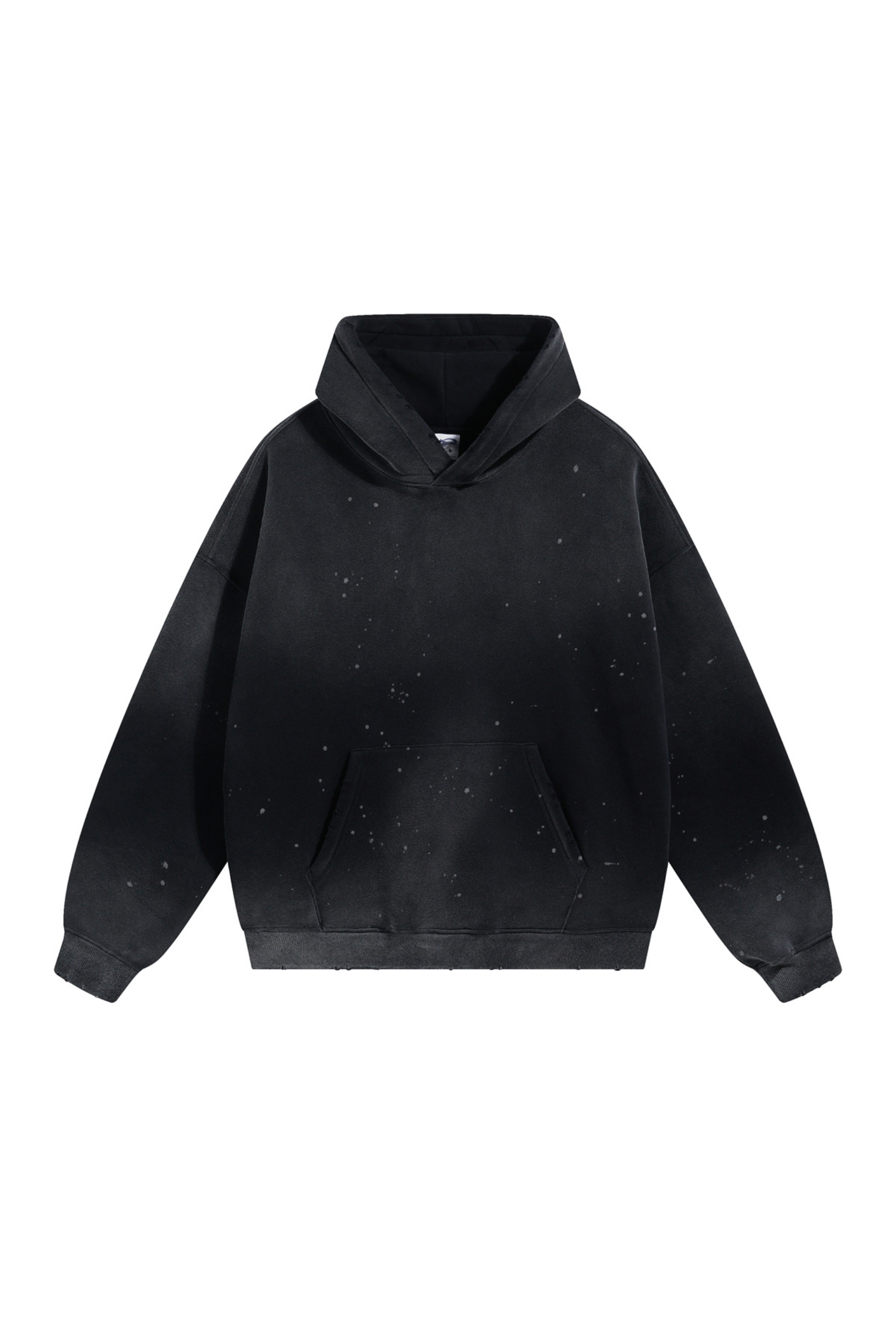 360gsm Paint Splatter Vintage Wash Hoodie