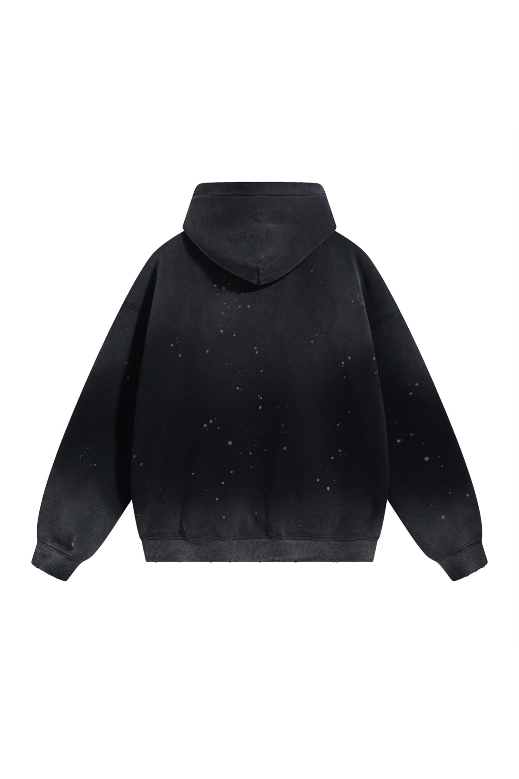 360gsm Paint Splatter Vintage Wash Hoodie