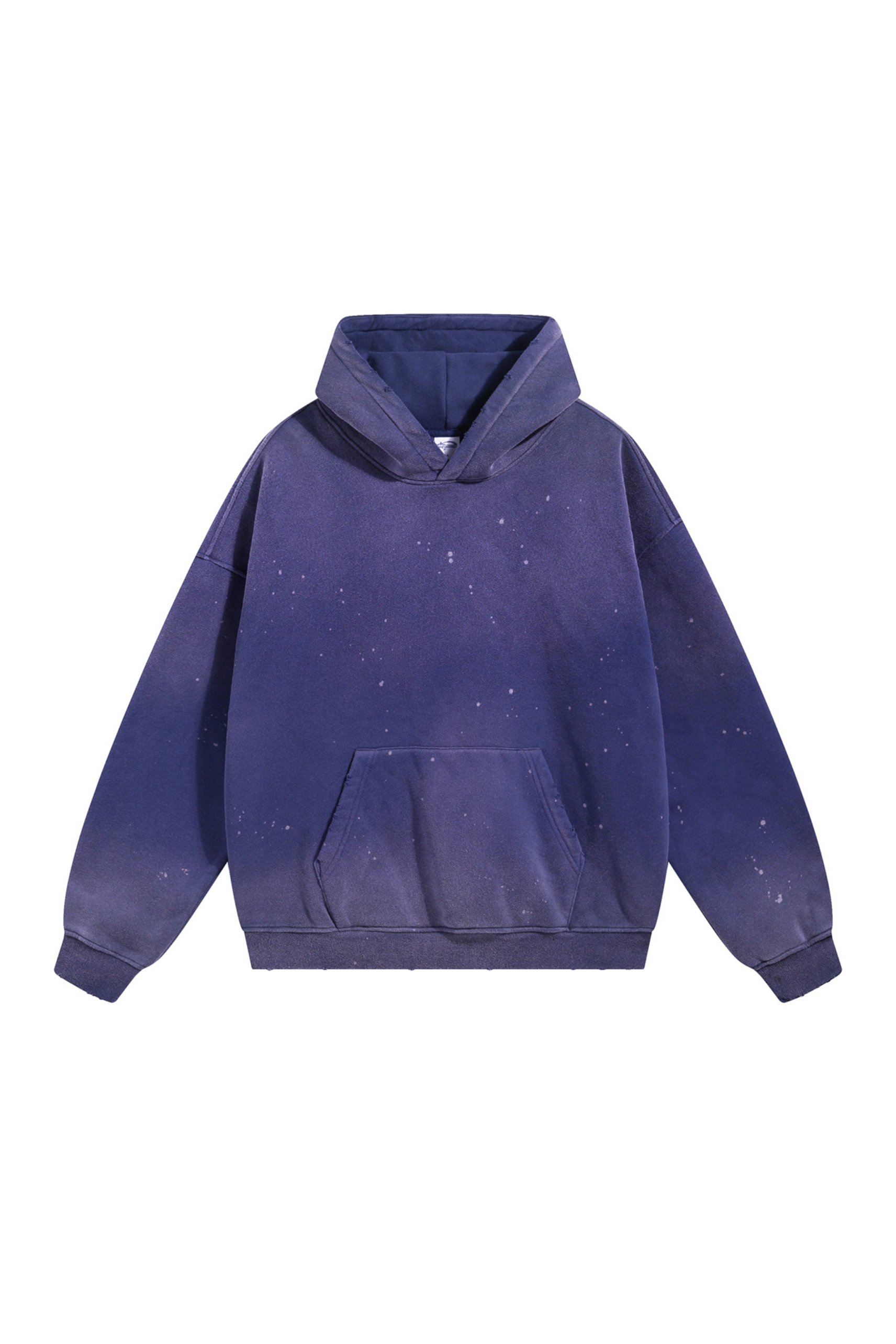 360gsm Paint Splatter Vintage Wash Hoodie