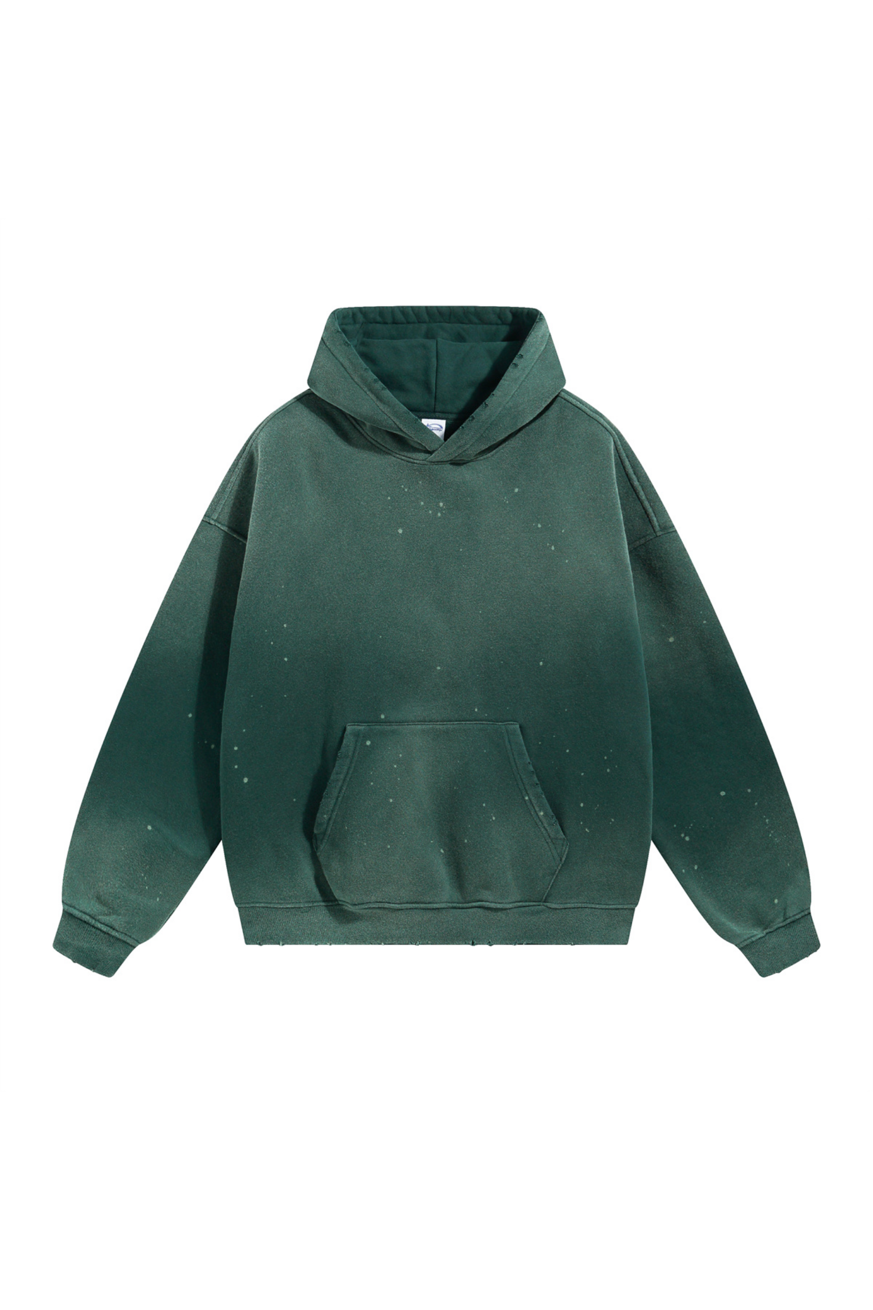 360gsm Paint Splatter Vintage Wash Hoodie