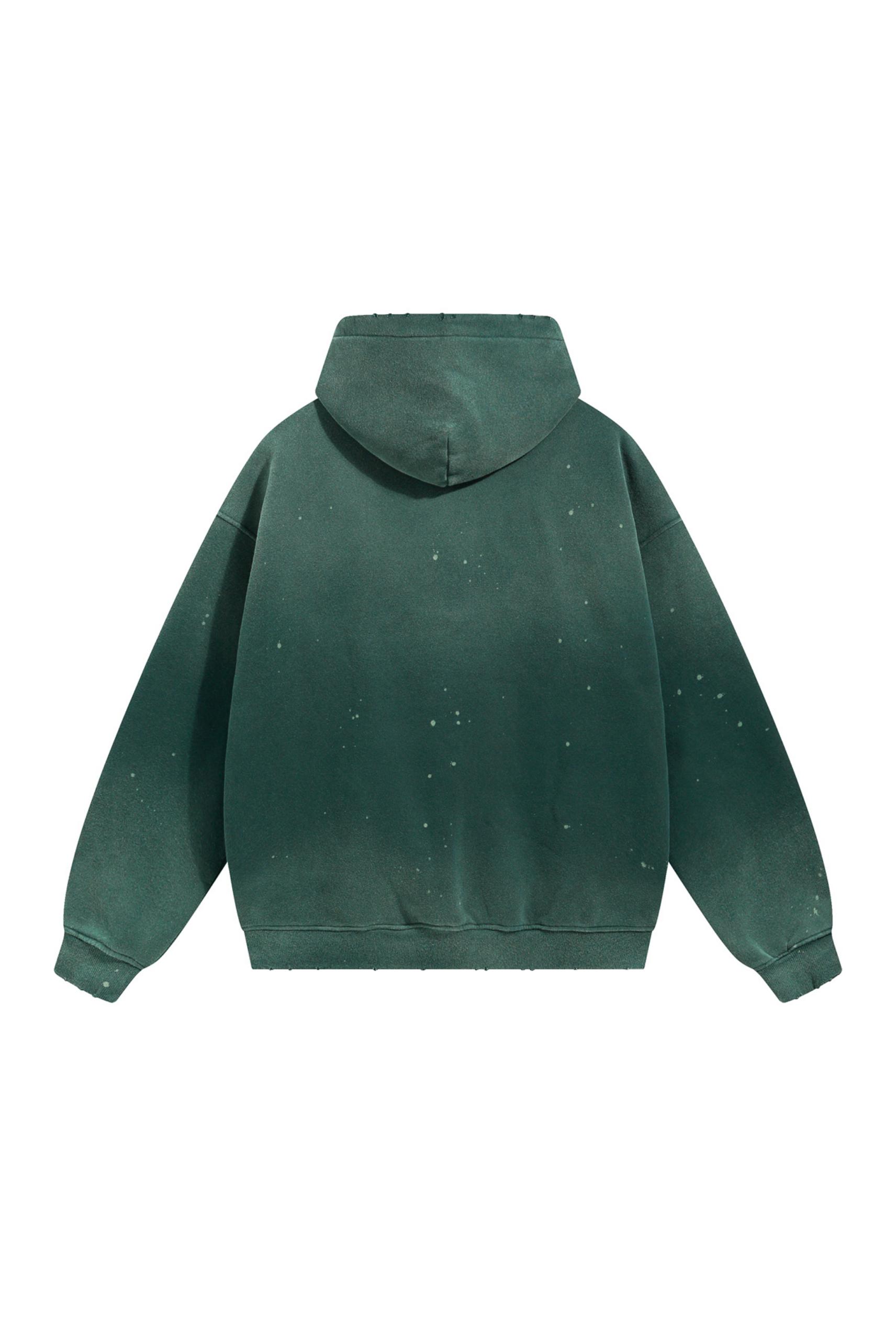 360gsm Paint Splatter Vintage Wash Hoodie