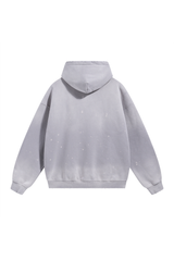 360gsm Paint Splatter Vintage Wash Hoodie