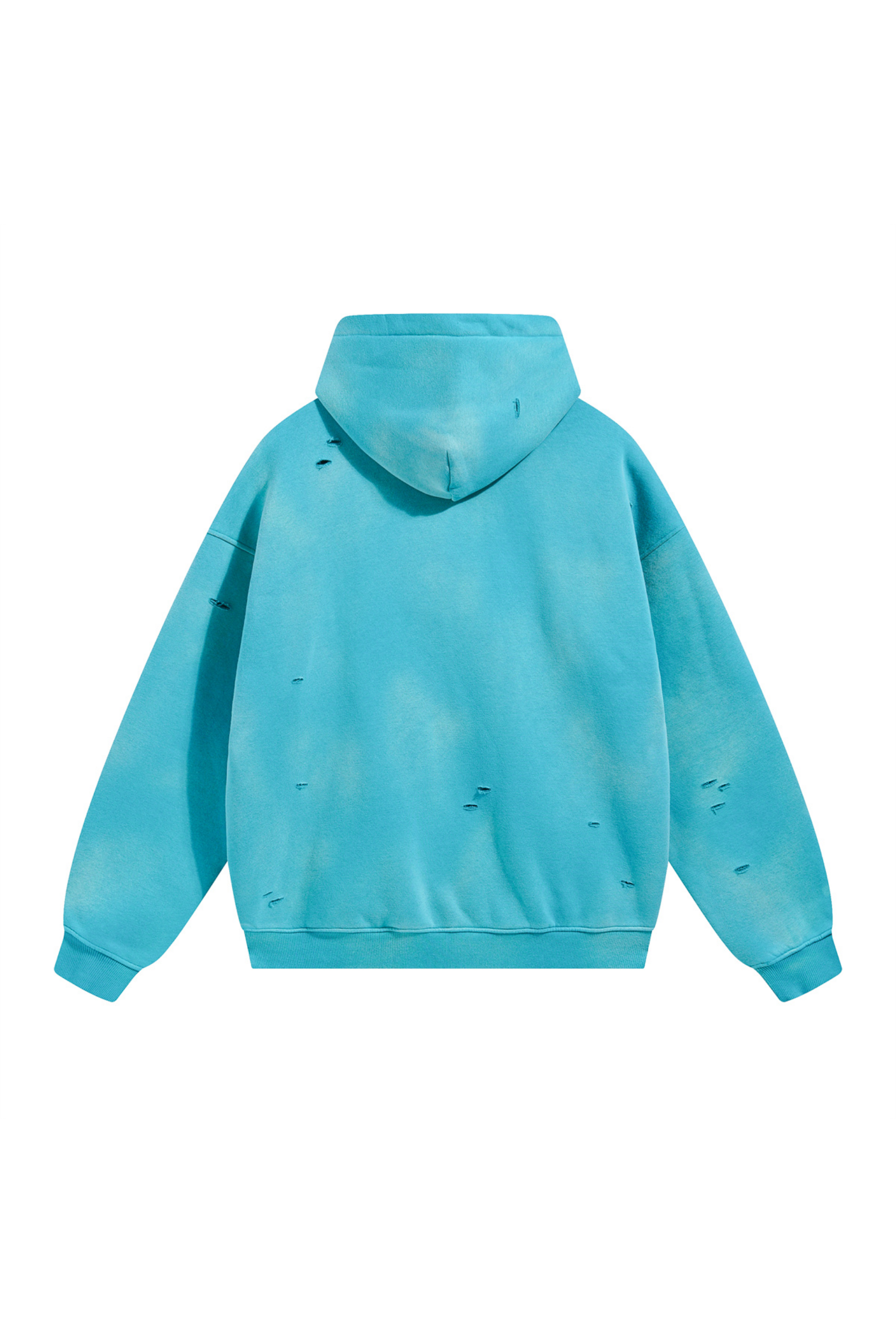 360gsm Paint Splatter Vintage Wash Hoodie