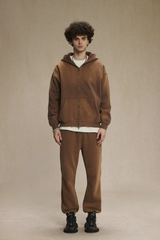 360gsm Garment Dyed Oversized Zip Hoodie