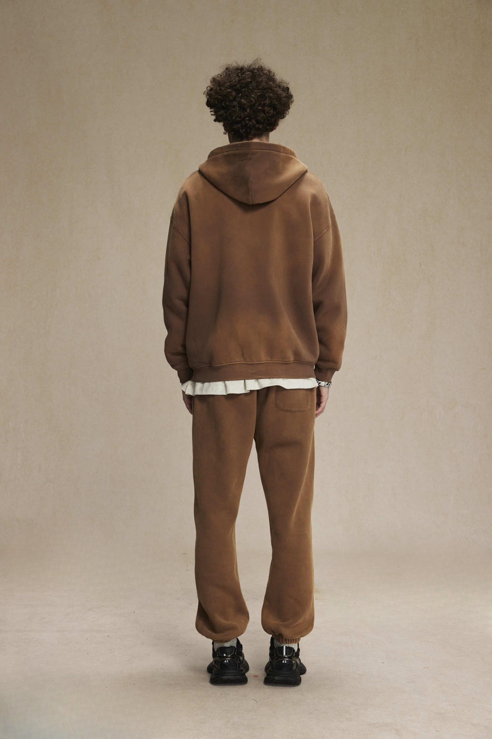360gsm Garment Dyed Oversized Zip Hoodie