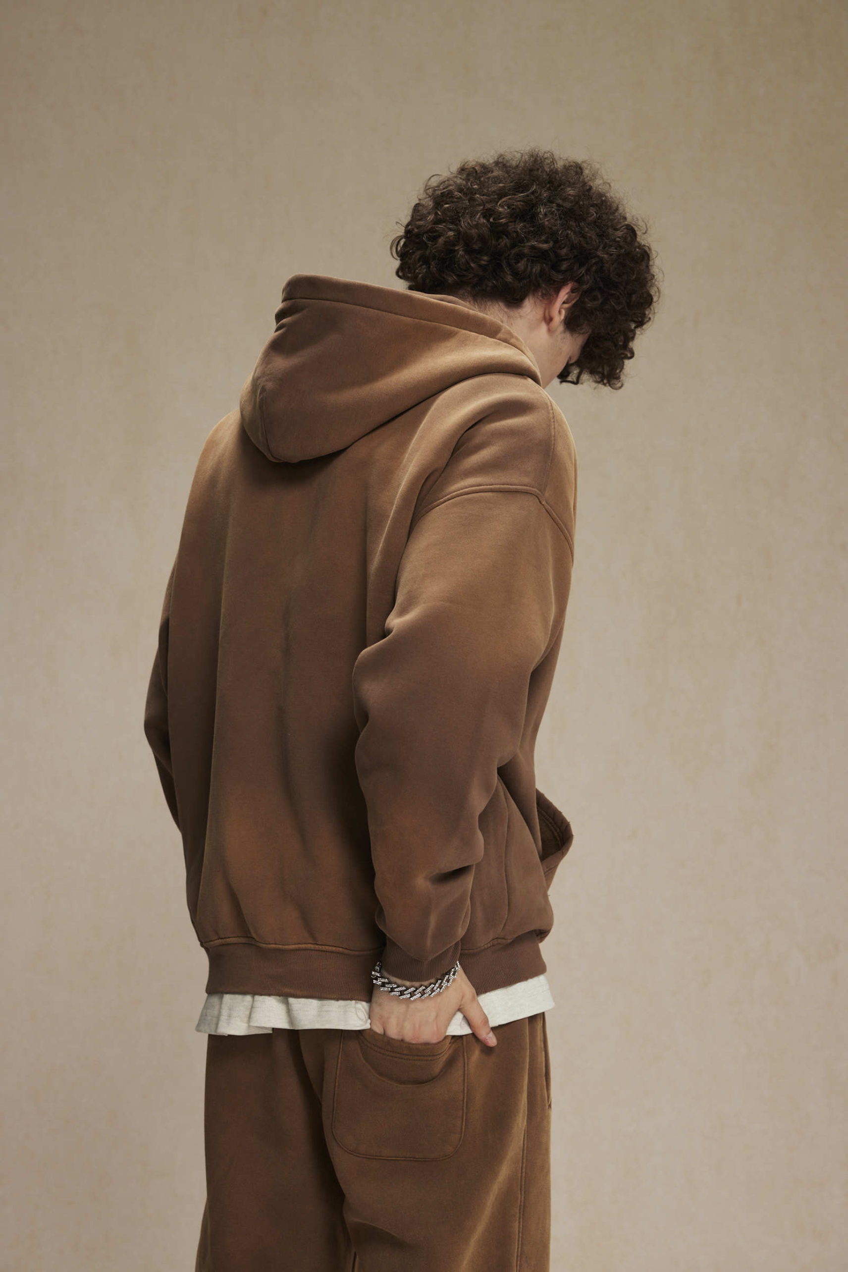 360gsm Garment Dyed Oversized Zip Hoodie