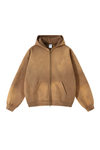 360gsm Garment Dyed Oversized Zip Hoodie