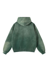 360gsm Garment Dyed Oversized Zip Hoodie