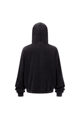 430gsm Garment Dyed Zip Hoodie