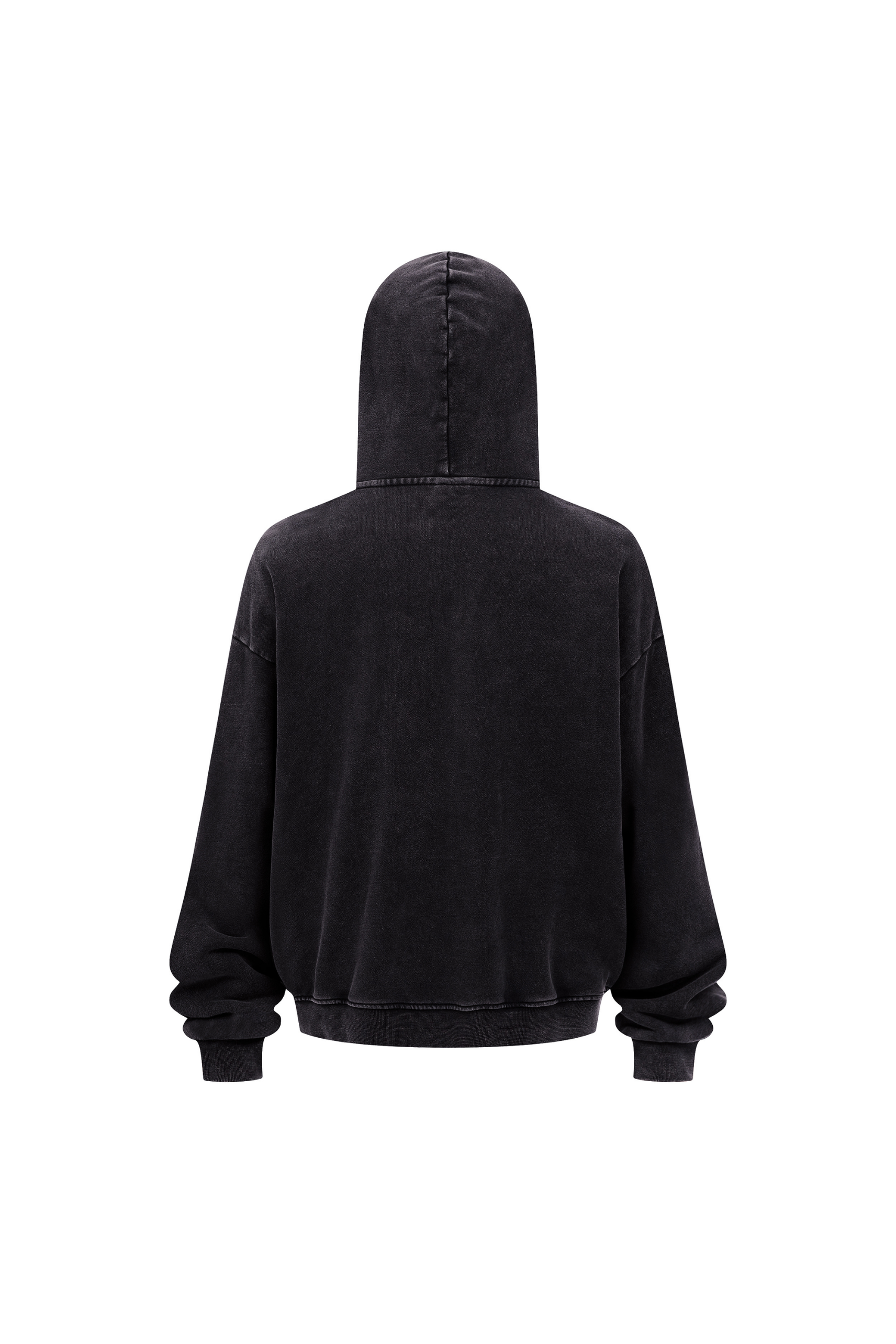 430gsm Garment Dyed Zip Hoodie