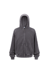 430gsm Garment Dyed Zip Hoodie