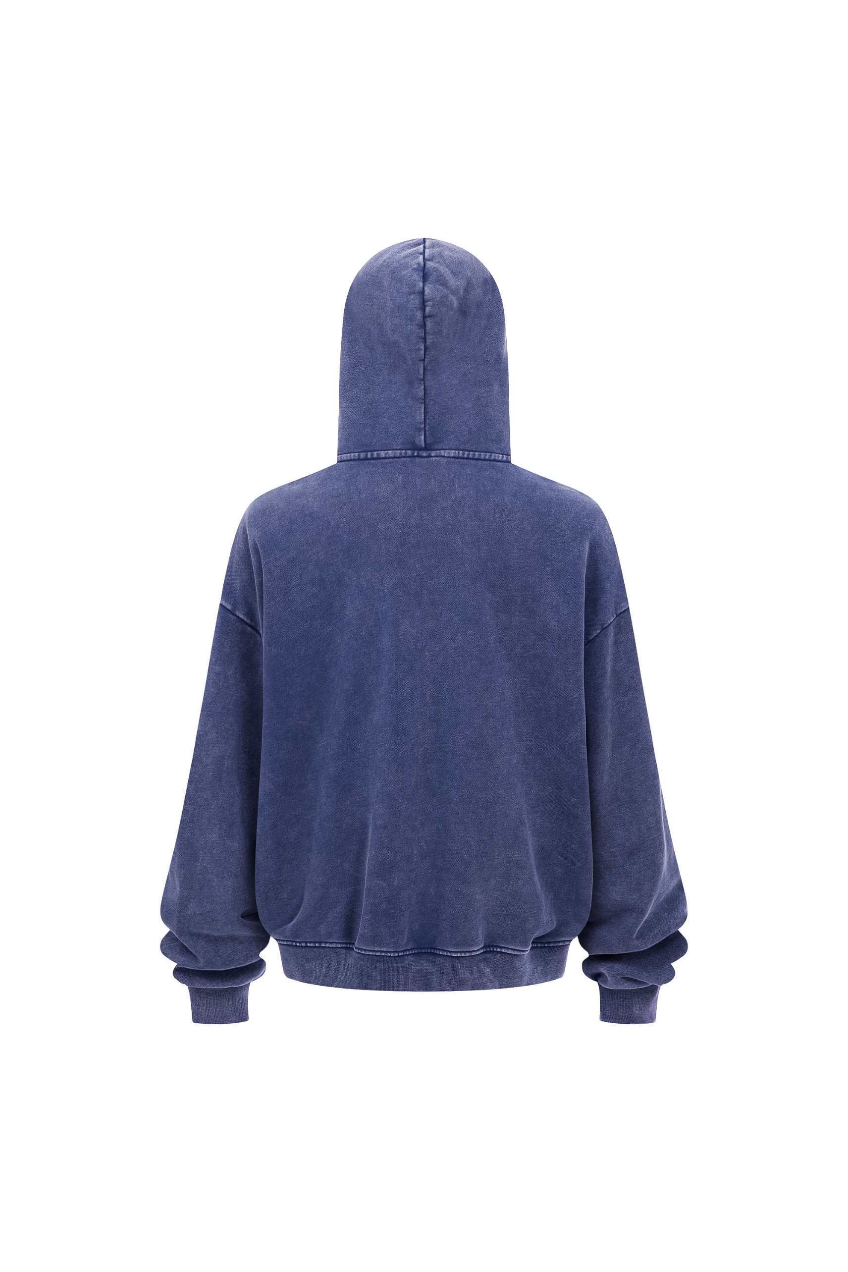 430gsm Garment Dyed Zip Hoodie