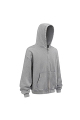 430gsm Garment Dyed Zip Hoodie