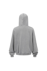 430gsm Garment Dyed Zip Hoodie
