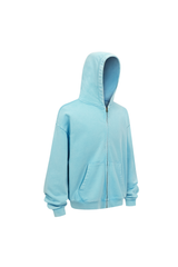 430gsm Garment Dyed Zip Hoodie