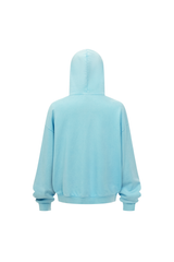430gsm Garment Dyed Zip Hoodie