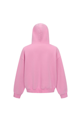 370gsm Garment Dyed Cropped Zip Hoodie
