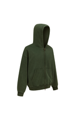 370gsm Garment Dyed Cropped Zip Hoodie