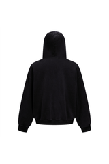 370gsm Garment Dyed Cropped Zip Hoodie