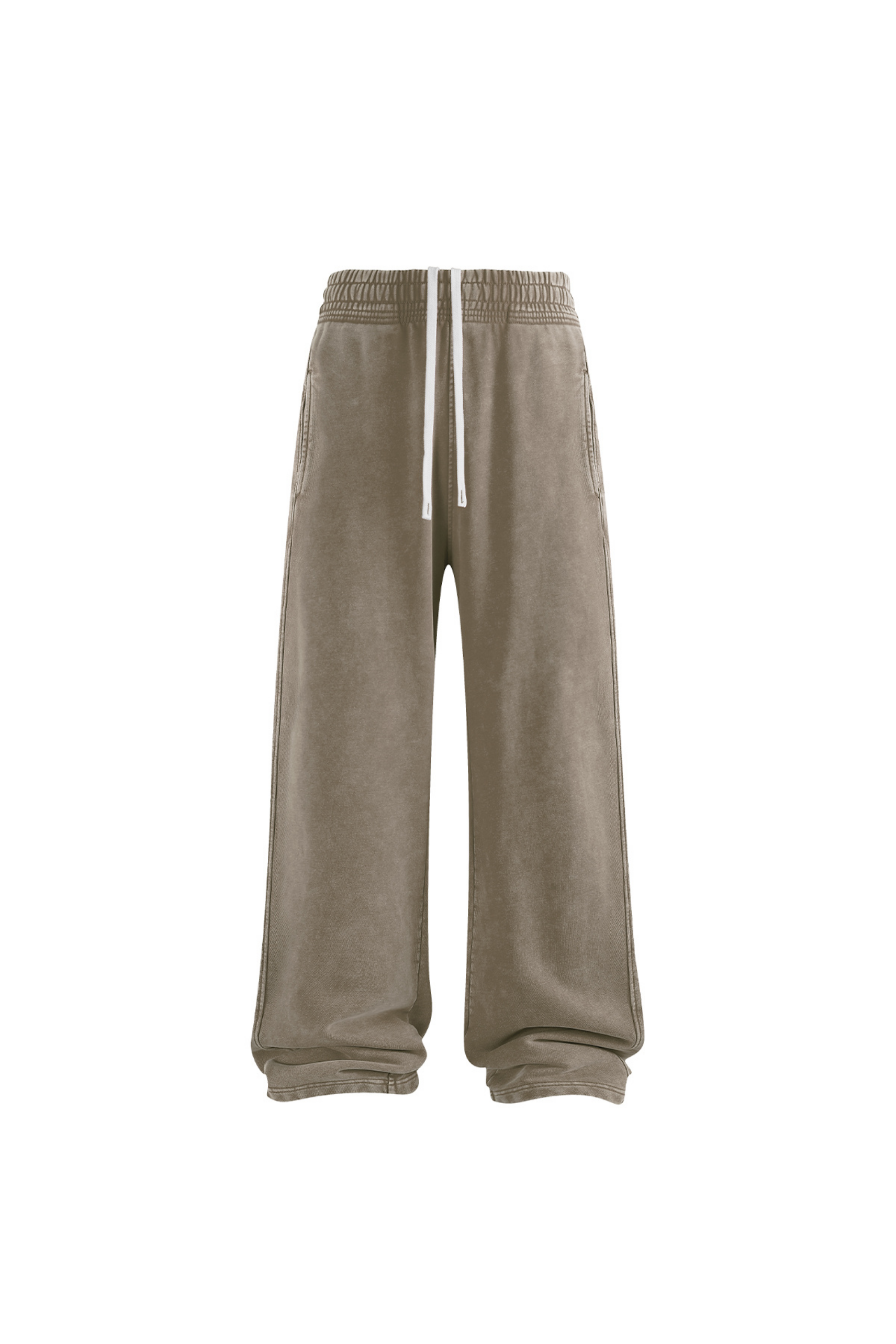 430gsm Garment Dyed Wide Leg Joggers