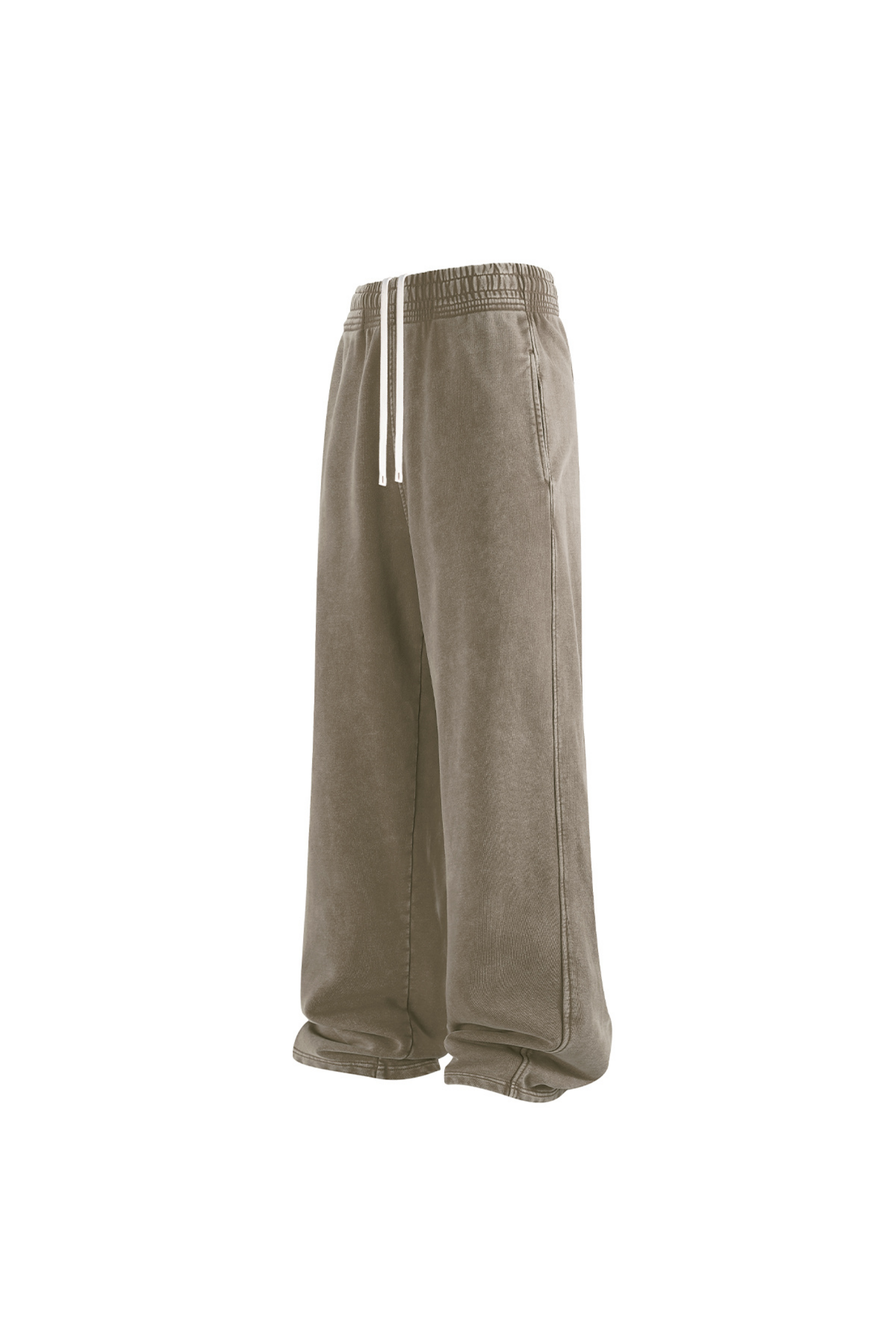 430gsm Garment Dyed Wide Leg Joggers