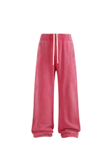 430gsm Garment Dyed Wide Leg Joggers