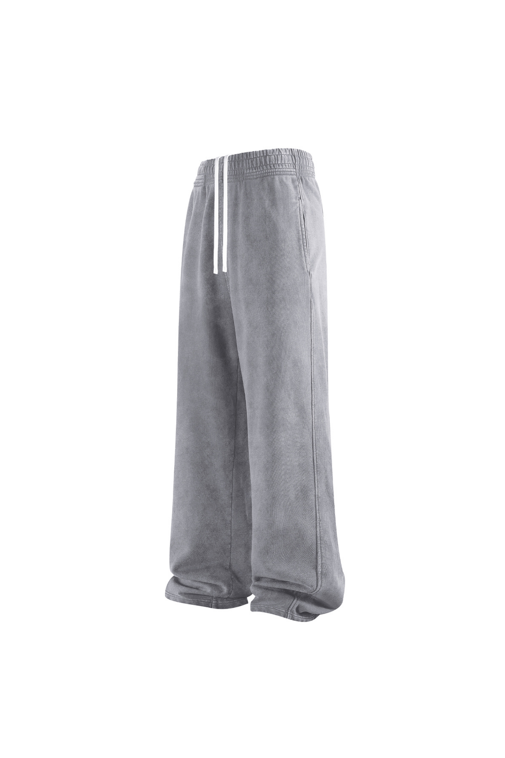 430gsm Garment Dyed Wide Leg Joggers