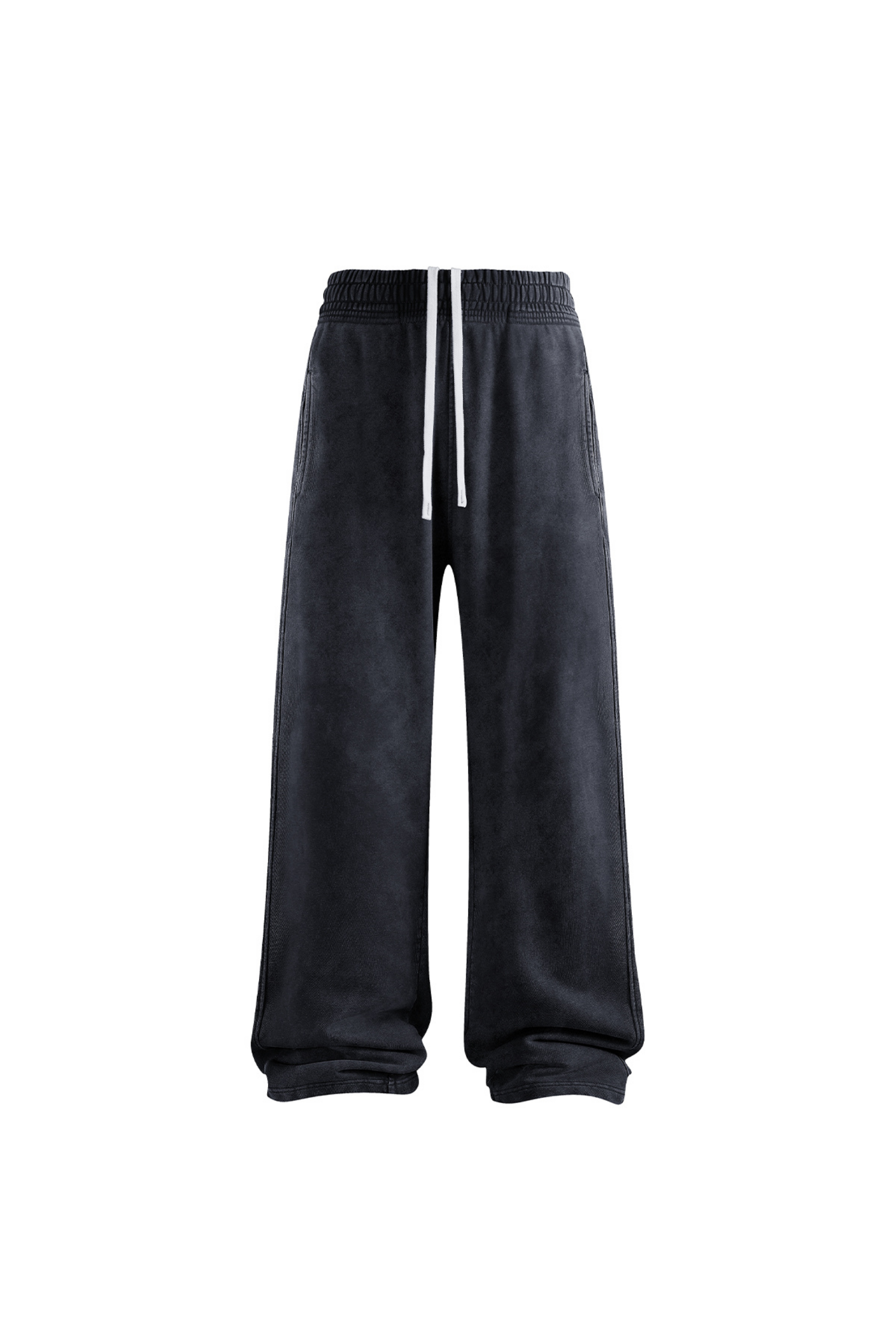 430gsm Garment Dyed Wide Leg Joggers