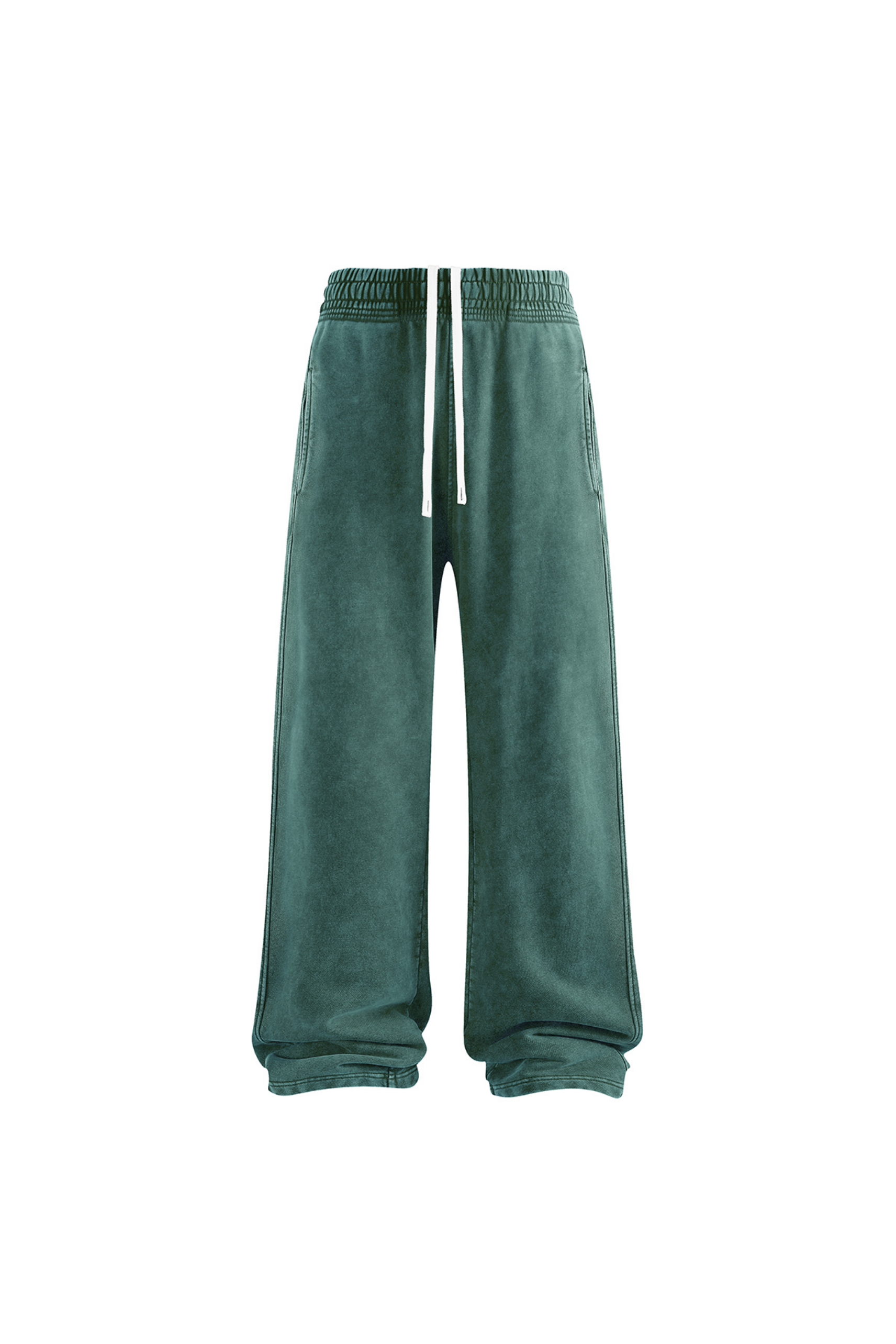 430gsm Garment Dyed Wide Leg Joggers