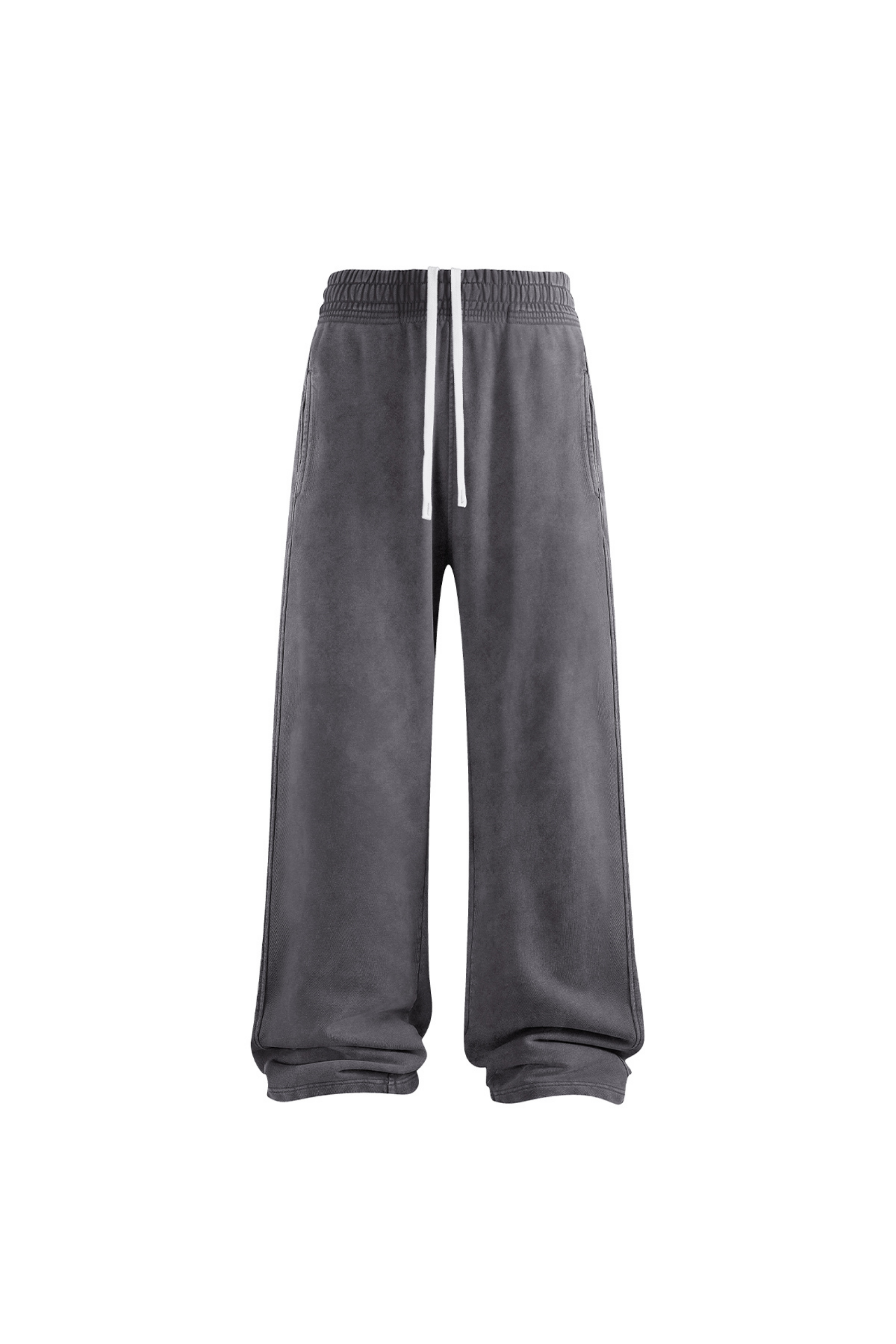 430gsm Garment Dyed Wide Leg Joggers