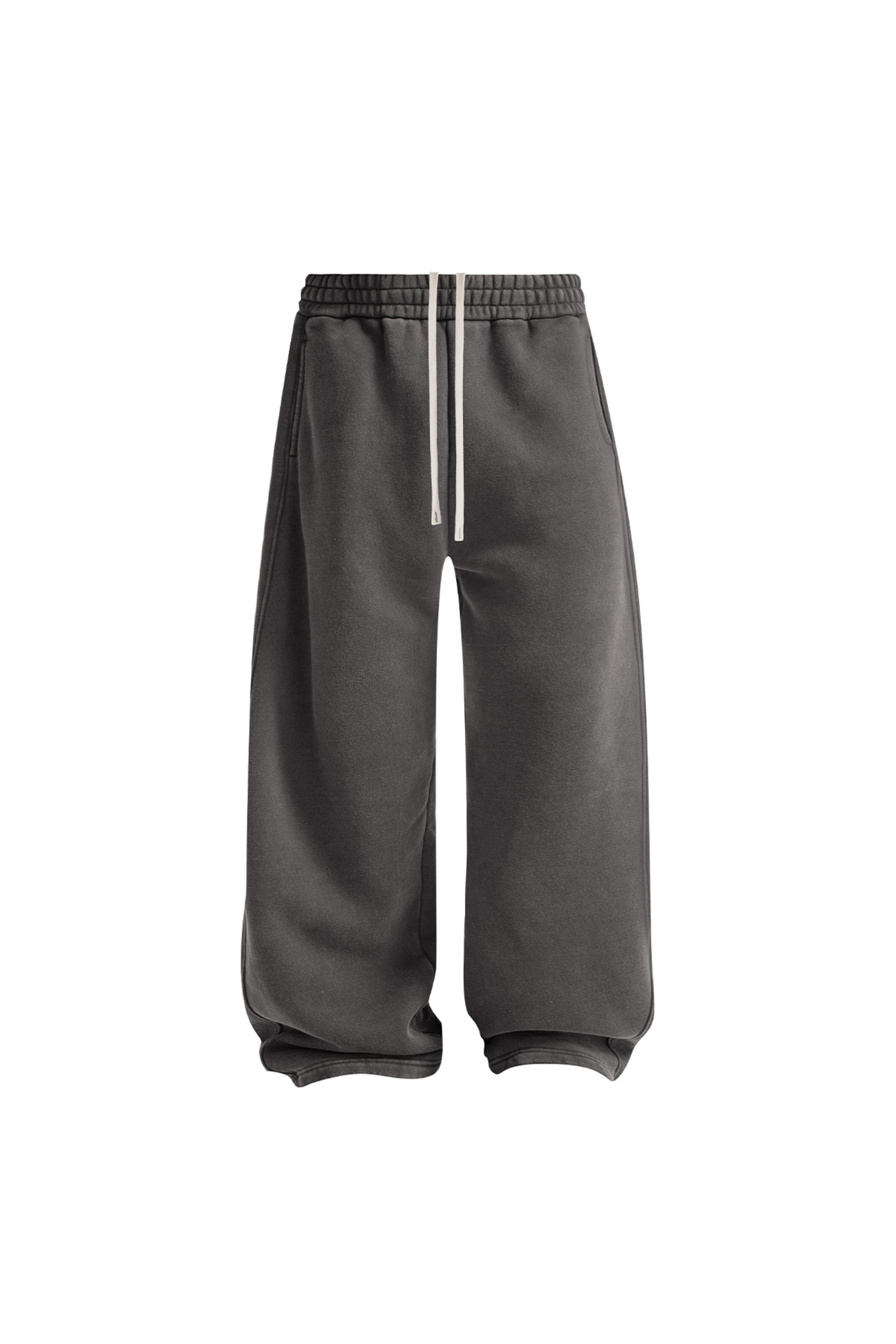 370gsm Garment Dyed Wide Leg Fleece Joggers