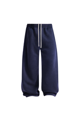 370gsm Garment Dyed Wide Leg Fleece Joggers