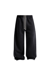 370gsm Garment Dyed Wide Leg Fleece Joggers