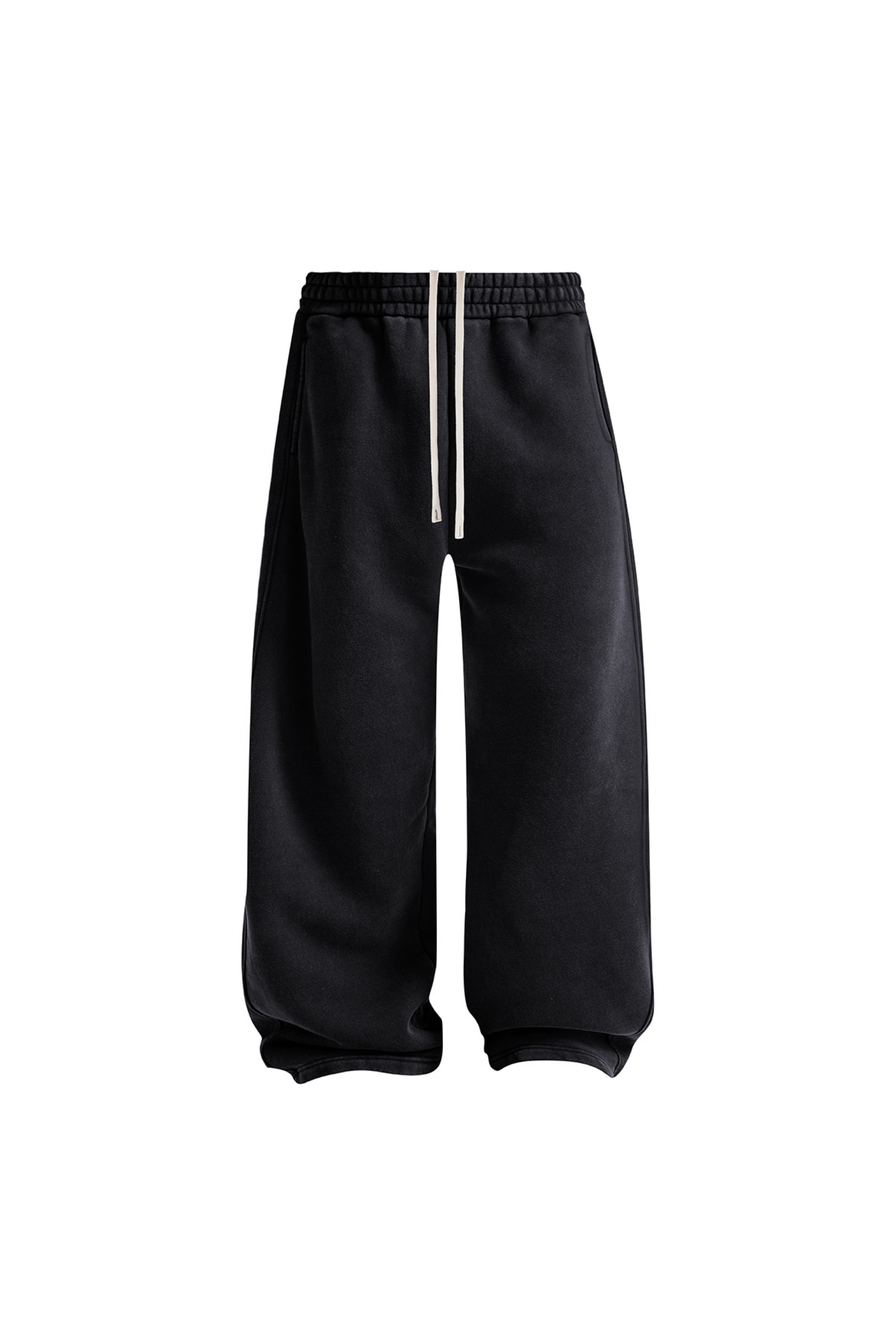 370gsm Garment Dyed Wide Leg Fleece Joggers