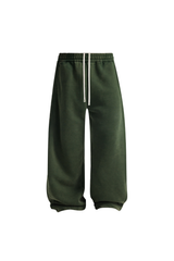370gsm Garment Dyed Wide Leg Fleece Joggers