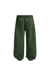 370gsm Garment Dyed Wide Leg Fleece Joggers